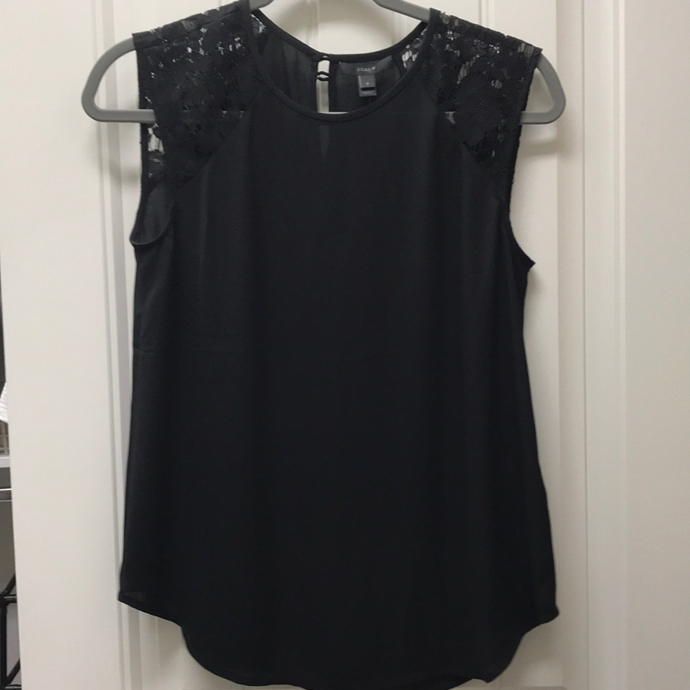 J Crew sleeveless blouse